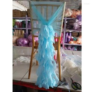 枕結婚式の椅子装飾枕タフタ生地