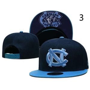 College 2024 Fotbollsmän hattar mössor North Carolina tar klackar hattar blå snapback cap sport utomhus hatt