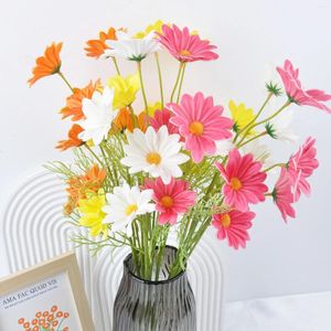 Декоративные цветы 4pc 20.08inch имитация четыре цвета весны/лето цветочные цветочные стойки