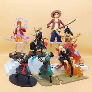 アクションおもちゃのフィギュアアニメワンピースルフィーロノアゾロゾロバトルバージョン漫画アクションフィギュアモデル装飾