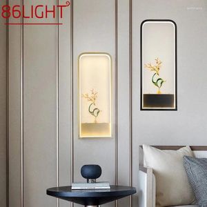 Wall Lamps 86LIGHT Contemporary Lamp LED Vintage Brass Creative Deer Sconce Light For Home Living Room Bedroom Decor