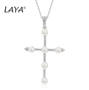 Laya 925 Sterling Silver Prendant Necklace for Women Fashion New New Natural Water Gater Party Party Wedding عالية الجودة 89098539245983