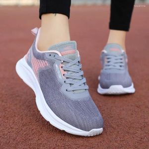 Casual Shoes Sports Korean Domishing Lightweight Running Travel Fashion Mash Siatki Dam Kobiet tenisowy