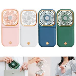 3000mAh Katlanabilir Asma Boyun Fan Taşınabilir 3 Hız Ayarlanabilir Telefon Tutucu ve Power Bank Uzun Kalıcı Soğutma 240422