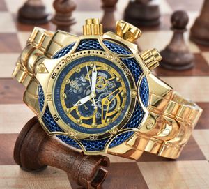Watch watches AAA 2024 INVI large dial mens quartz watch pointer circular gold spiral crown watch