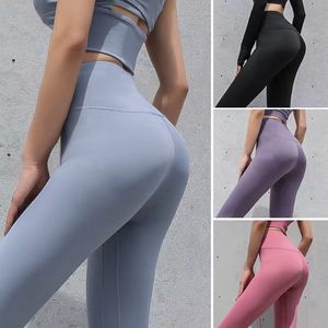 Calças de ioga alinham leggings shorts mulheres calças cortadas roupas de senhora Ladies Pontas Exercícios Fitness Wear Girls Rungings Ginástica Slim Fit Align Pants