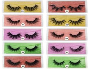 3Dの偽まつげ30405070100PAIR 3D MINK LASHES NATURAL Minkまつげ