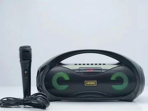 Karaoke KM-S1 S2ミニポータブルBluetooth 5.0スピーカーワイヤレスマイクが音楽リズムライトホームファミリーシンディングマシンを導く