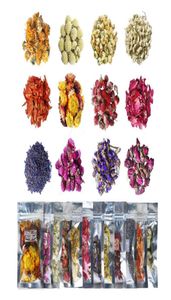 Getrocknete Blumen 12 Pack natürliches getrocknetes Blumenkit für Harzschmuckseife Herstellung von Badbomben Kerzenherstellung enthalten Rosebud Lavend8682038