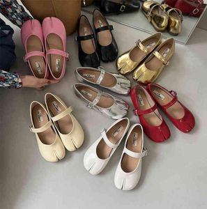 Slipper Bailamo Fashion Split Toe Women Flat Mary Jane Casual Tabi Ninja Schuh Ladie Brief auf Schuhe bequemer Loafer Ball 22068235969