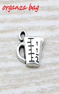 MIC 200st Ancient Silver Zink Eloy Meaturing Cup Charm Pendants 14x 135mm DIY Jewelry A1051610456