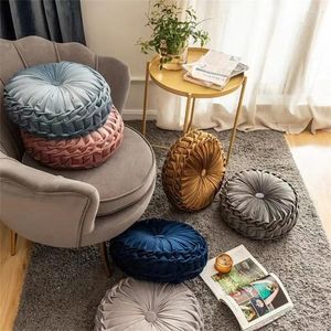 Pillow Light Luxury Round Lumbar Office Handmade Creative Nordic Ins Style Case Sofa Bedside Pumpkin