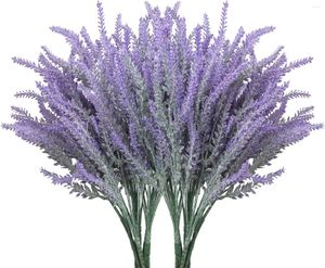 Fiori decorativi mefier falso lavanda artificiale 10 piante di fascio di matrimoni briglia briglia bouquet portico portico interno decorazioni per la casa esterna