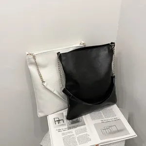 Shoulder Bags Women's Bag Handbag Casual Messenger Solid Color Style Female Vintage Envelope High Quality Briefcase