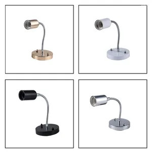 Vägglampa E26/E27 Skruvlampa Skal Baslampor Hållare SCONCES Belysning Socket Tak Ljus