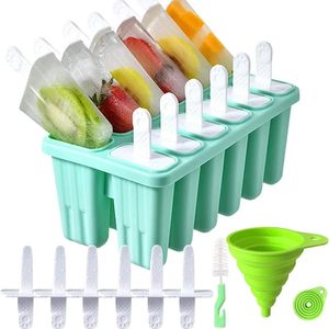 126 Cavities Silicone Popsicle Molds Easy Release Ice Cream Makers with Reusable Stick Funnel Cleaning BrushBPA FR 240429