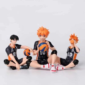 Figuras de brinquedo de ação haikyuu !!Anime Figuras de 18cm Gk Modelo Shoyo Hinata Toys Tobio Kageyama Figuras de PVC Figuras Colete brinquedos para criança