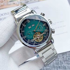 Watch watches AAA 2024 luxury PP business leisure flywheel mechanical mens watch fully automatic mechanical 316 steel band watch