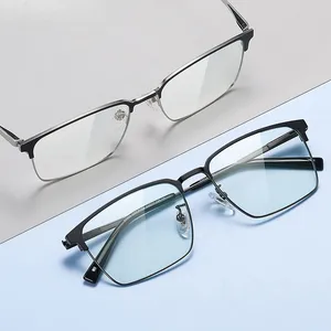 Солнцезащитные очки рамы титановые очки для чтения мужчины CR39