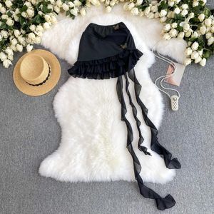 Skirts Sweet Mini Skirt Women Hollow Out Butterfly Decoration Streetwear Irregular High Waist Ins Summer Dropship