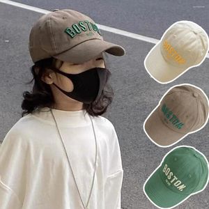 Ball Caps Letter Embroidered Children Adjustable Sun Hat Hip Hop Casual Cap Baseball