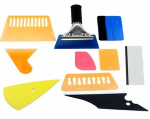 10 st bilar Auto Window Protective Film Tint Wrapping Vinyl Tools 3M Squeegee Scraper Applicator Kits för alla bilmodeller3246345