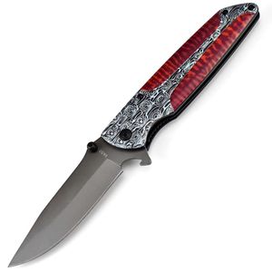 China atacado Made Made 440c Dobing Pocket Knife Auto-defensivo tático para camping de camping ao ar livre Tipo de lâmina de venda quente