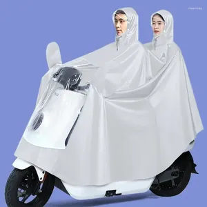 Raincoats Raincoat Electric Vehicle Partihandel Förlängande Bicycle Rain Gear Adult Battery Car Double Motorcykel Poncho