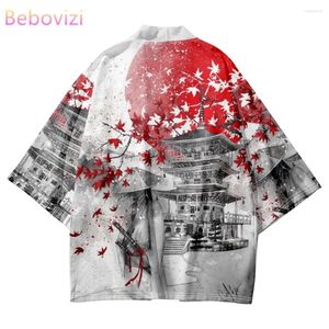 Abbigliamento etnico giapponese samurai anime stampa kimono streetwear harajuku uomini donne cosplay cardigan haori plus size abiti asiatici