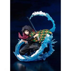 Action Toy Figures New Demon Slayer Tomioka Giyuu Handmade Action Figures Original Hand-Made Pvc Model Anime Figure Cool Boys Collection Toys Gifts