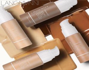 Langmanni 30ml Liquid Foundation Soft Matte Concealer 13 Colors Primer Base Professional Face Make Up Contour Palette4705257