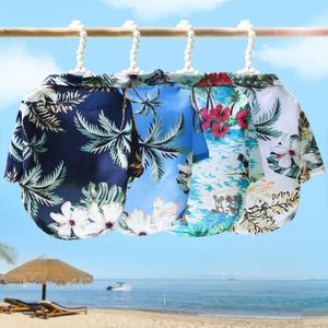 Sommer Hawaiian Beach Style Hundehemd Modierkleidung Drucken Welpe Weste Atmungsbekannte Katze dünne Chihuahua 240428