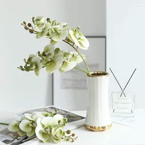 Decorative Flowers 3D High Quality Artificial Orchid Of The Valley Easter Decoration Like Live Sale Sweetheart Pouf Table For Tablet