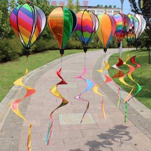Hava Balonu Rüzgar Dekoratif Dışarıda Bahçe Partisi Etkinliği Dekoratif DIY Renk Rüzgar Spinners1724239