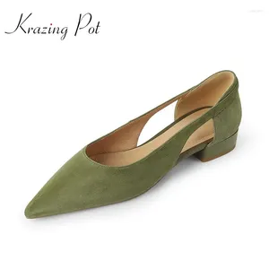 Отсуть обувь Krazing Pot Sheef Seade мелкая европейская дизайнерская дизайнерская летняя дизайн.