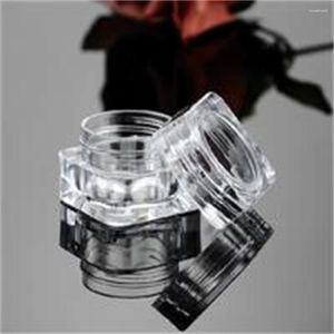 Storage Bottles 5G Cosmetic Empty Jar Pot Eyeshadow Makeup Face Cream Container Bottle With Lid