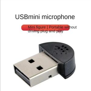 Super Mini USB 2.0 Microphone Mic Audio Adapterポータブルスタジオスピーチドライバー無料ラップトップ/ノートブック/PC/MSN/Skype