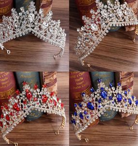 Crystal Bridal Rhinestone Crowns Hair Ornament Hairband Wedding Accessories Diadem Girls Quinceanera Party Tiaras J01216004394