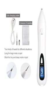 LCD -hudvårdspunkt penna mol borttagning Dark Spot Remover Pen Skin Wart Tag Tattoo Removal Tool Plasma Pen J12035727306