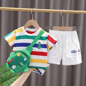 Set di abbigliamento Summer Cartone Dinosaur Fashion Childre