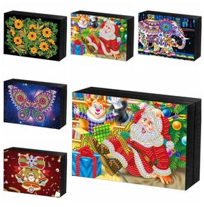 5D DIY Special for -the Diamond Painting Jewelry Box caixa de armazenamento Animal Diamond Mosaic Borderyer Kits Christmas Home Decoration 2015197285