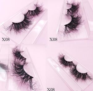 25 mm mink eyelashes fake lashes 5D false eyelash Dramatic Eye lash vendor whole Makeup maquiagem custom private packaging wom7686074