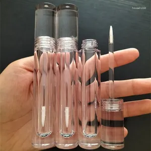 Storage Bottles 100pcs High Quality Transparent Empty Liquid Eyeliner Tube Eye Lash Vial Eyelash Bottle DIY Refillable Clear Container