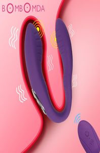 Use Coppia di giocattoli sessuali vibratori per adulti Donne Remoto Controllo Vagina G Spot Spot stimolatore clitoride Masturbatore femmina Y194302019