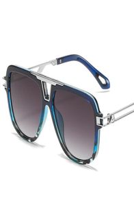 Brand de designer Classic Sunglasses Moda Women Women Sun Glasses UV400 Gold Frame Green Mirror Lens com Box 21403305956