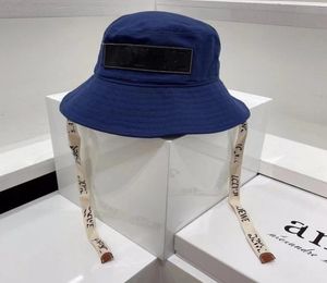 2022 جديد امرأة واسعة الحافة القبعات الصيف Le Bob Archaut دلو القبعة شمس غطاء الرباط تصميم محيط قابلة للتعديل الحجم