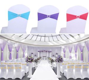 Paski krzesełka opaski Wedding Spandex Elastyczne poliestrowe sprężyste elastyczna klamra W Dom Home El Banquet 8258765
