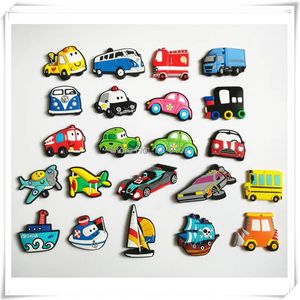 22st/Lot Silicon Gel Transportation Kylmagneter Whiteboard Magnets Sticker Educational Kids Gift 240429