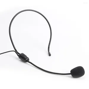 Mikrofone Kabelgebundenes Kopfmikrofon 3,5 mm Stecker Headset Mic für Lehrer -Reiseleiter