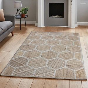 Carpets Rugs Natural Jute Area Home Living Room Decorative Floor Mat Handcrafted Rustic Style Carpet Customizable Size